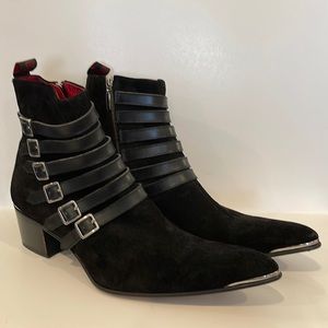 Jeffery-West “Muse” Sylvian 6 Buckle Boot - US 11